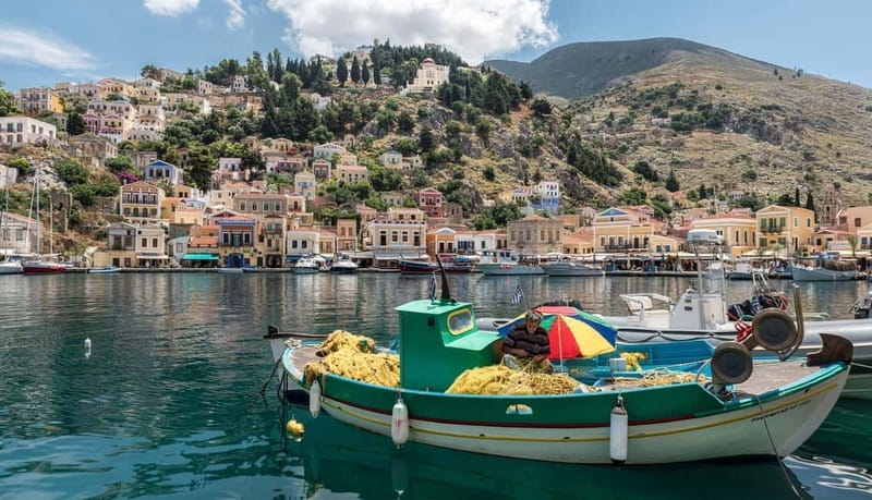 Rhodes: Afternoon trip to Symi Island with Sunset - The approach to Symi Harbor