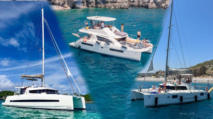 Rhodes: All-Inclusive Catamaran Cruise with Lunch and Drinks - Key points at a glance