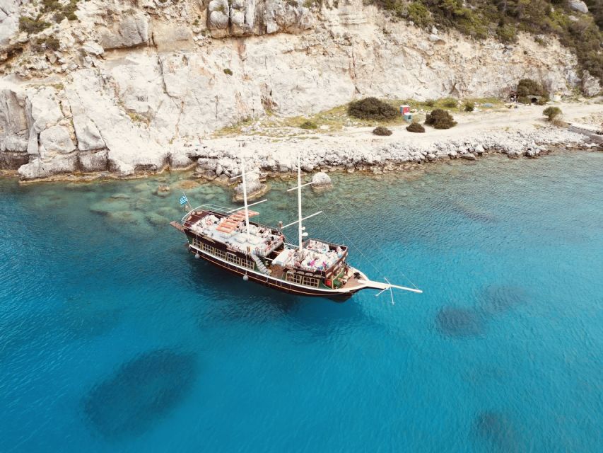 Rhodes: All Inclusive Day Cruise with BBQ & Unlimited Drinks - Donuts, iced frappe, and the first stretch of sea