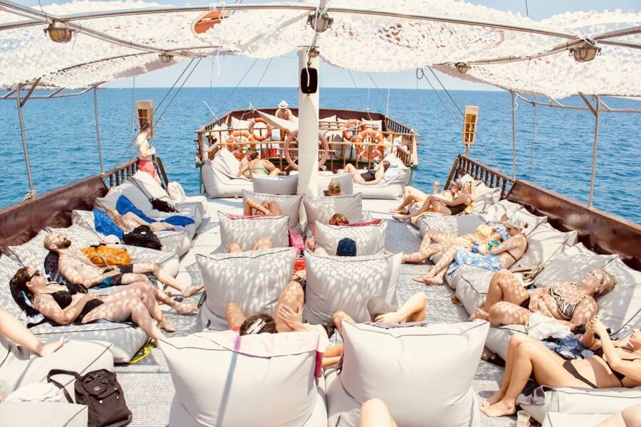 Rhodes: All Inclusive Day Cruise with BBQ & Unlimited Drinks - Traganou Caves and a third chance to swim