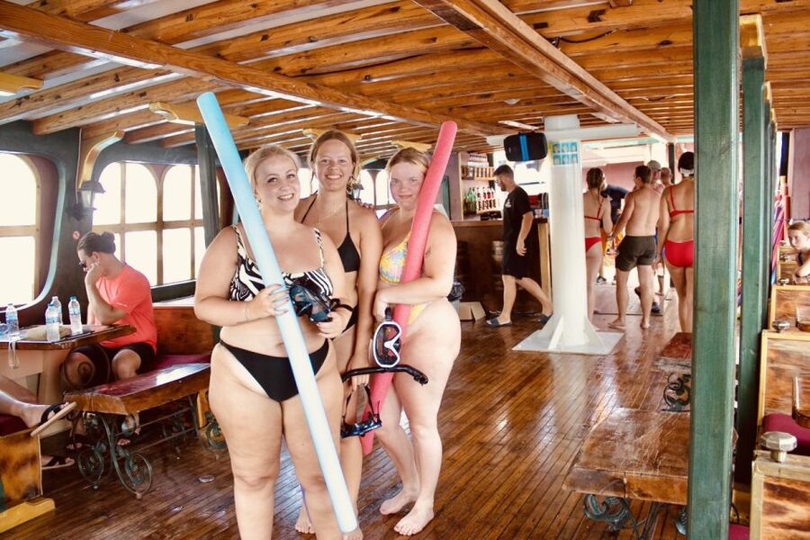 Rhodes: All Inclusive Day Cruise with BBQ & Unlimited Drinks - Hot dogs, waffles, and the all-day food schedule