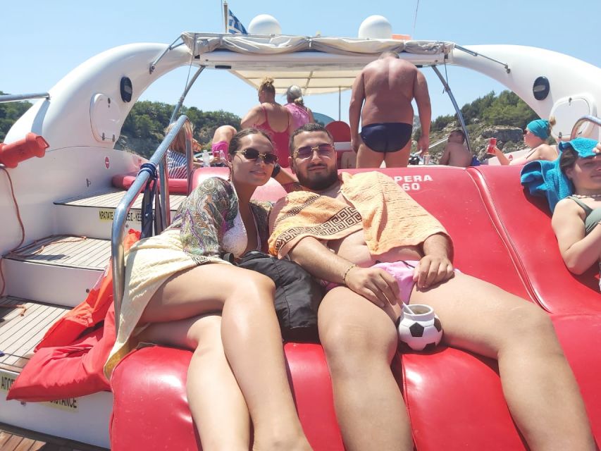 Rhodes: Beach Cruise with Swimming, Meal, & Unlimited Drinks - What to pack for four hours