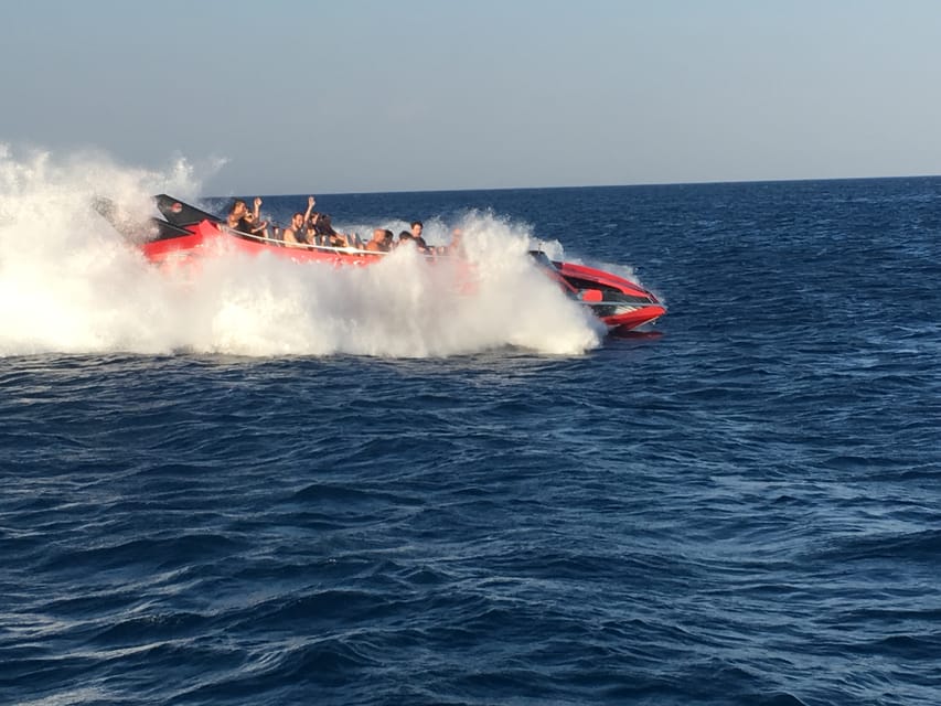 Rhodes: Beaches Trip by Jet Boat with Snorkeling and Drinks - What the 2.5-hour schedule really means