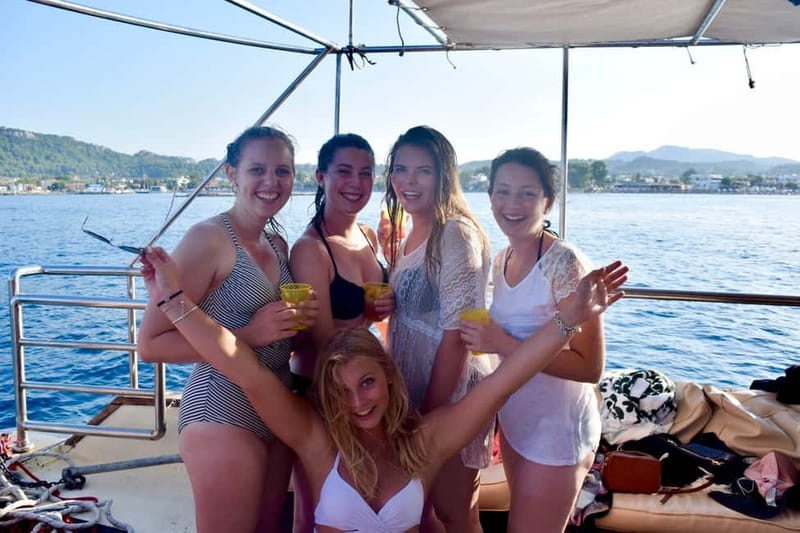 Rhodes: Boat Party Cruise with Live DJ - Afandou Bay and the Traganou Caves