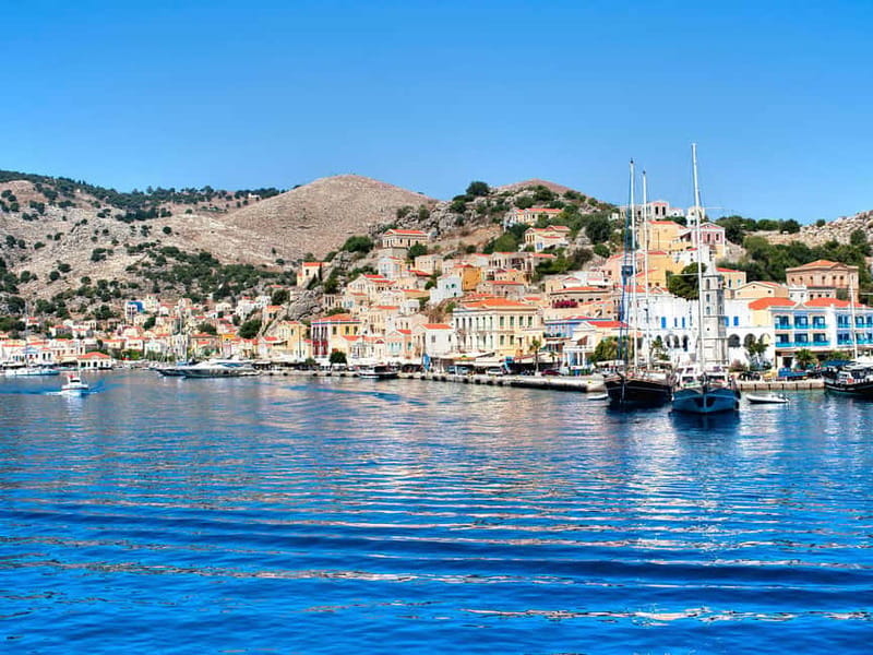 Rhodes: Boat trip to Symi island with swimming at St. George - The crossing to Symi sets the mood