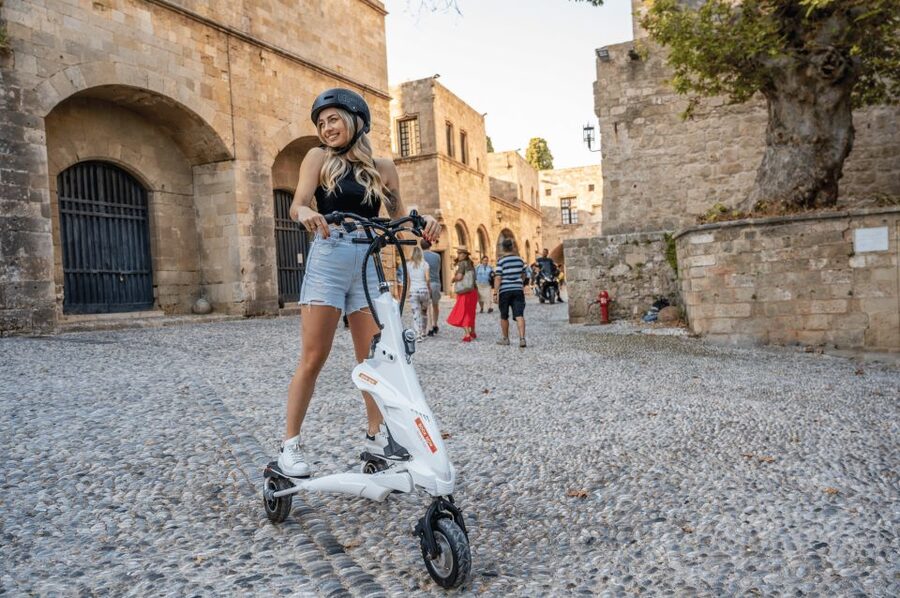 Rhodes: City Highlights and Medieval Town Trikke Tour - What the guide adds to the ride