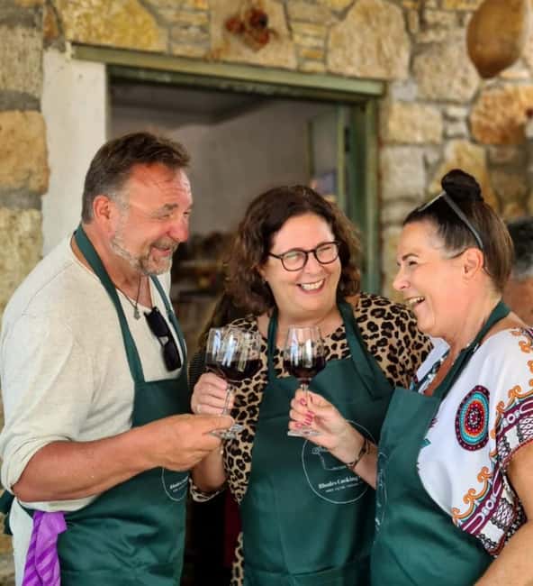 Rhodes: Cooking Class & Lunch at a Traditional Farmhouse - Arriving at the farmhouse outside Archangelos