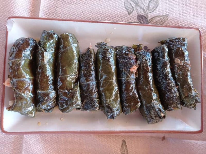 Rhodes: Cooking Lesson and Wine Tasting with Lunch - Tasting Rhodian wine at a small winery
