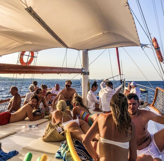 Rhodes: Cruise with 3 Stops, Lunch and Unlimited Drinks - Afandou Beach: the longest break and lunch stop