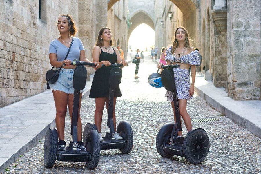Rhodes: Discover the Medieval City on a Segway - Riding inside the Medieval Moat