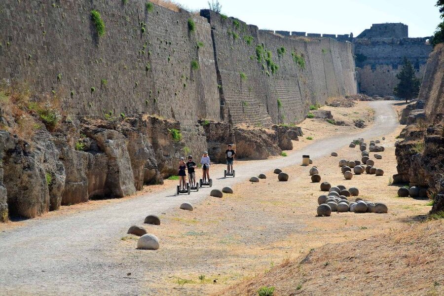 Rhodes: Discover the Medieval City on a Segway - The harbor, windmills, and Saint Nicholas Lighthouse