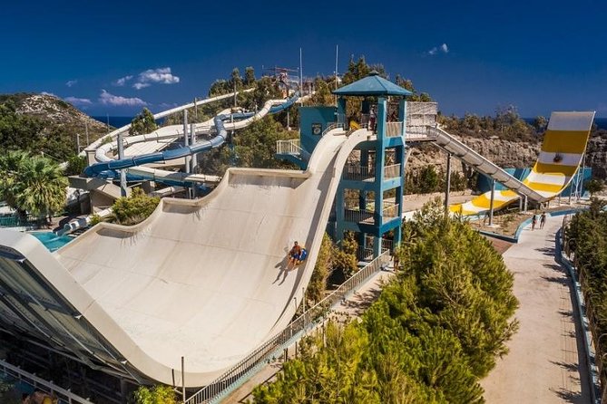 Rhodes Faliraki Water Park Admission Ticket - The lazy river, wave pool, and jacuzzi
