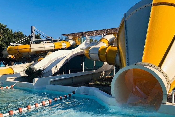 Rhodes Faliraki Water Park Admission Ticket - Food, shade, showers, and the cost of the day