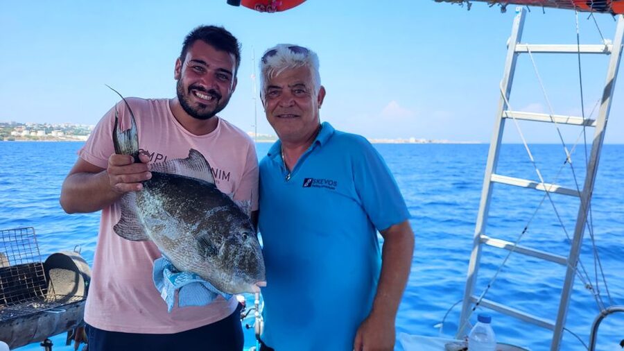 Rhodes: Fishing Trip, Snorkelling, BBQ, & Professional Guide - Setting out from Kolona Port