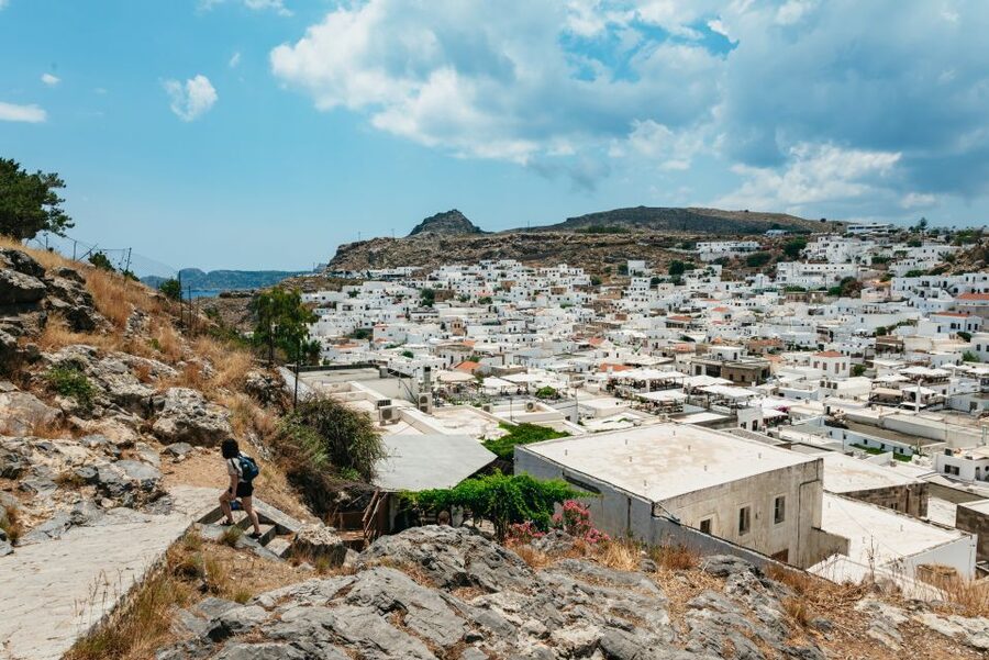 Rhodes: Guided Bus Trip to Lindos Village & Seven Springs - How to Use Your 3.5 Hours in Lindos