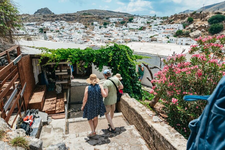 Rhodes: Guided Bus Trip to Lindos Village & Seven Springs - Is $31.62 Good Value?