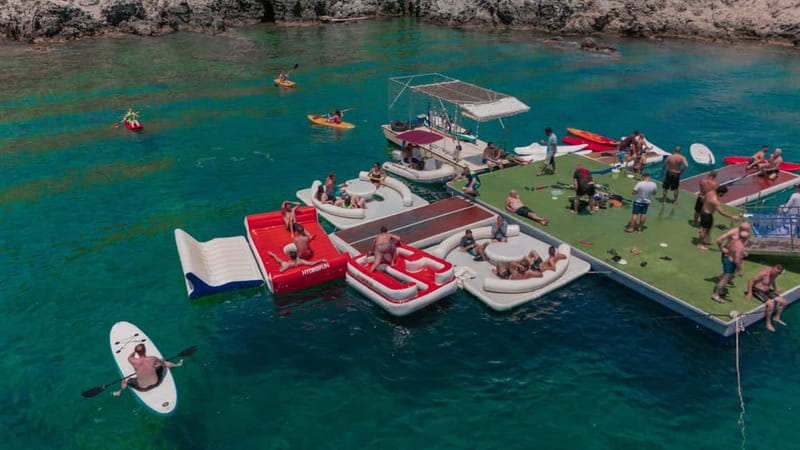 Rhodes: Gulet Trip with Food, Drinks, SUP, Kayak & Swimming - Setting out from Mandraki Harbour