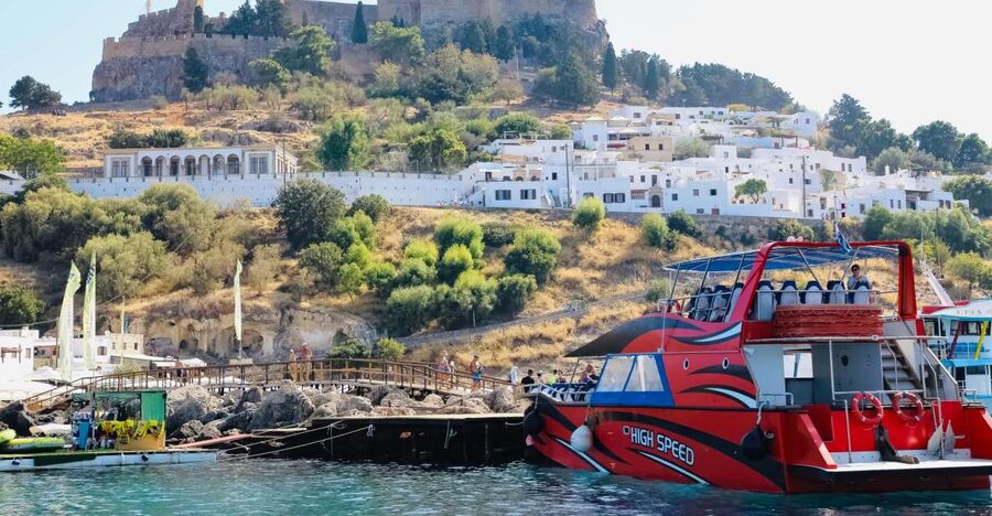 Rhodes: High Speed Boat Trip to Lindos - Choosing between three hours and four hours in Lindos
