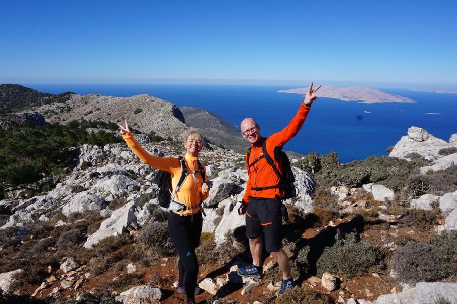 Rhodes: Hiking Tour to the Summit of Akramitis with Photos - The rocky section requires care