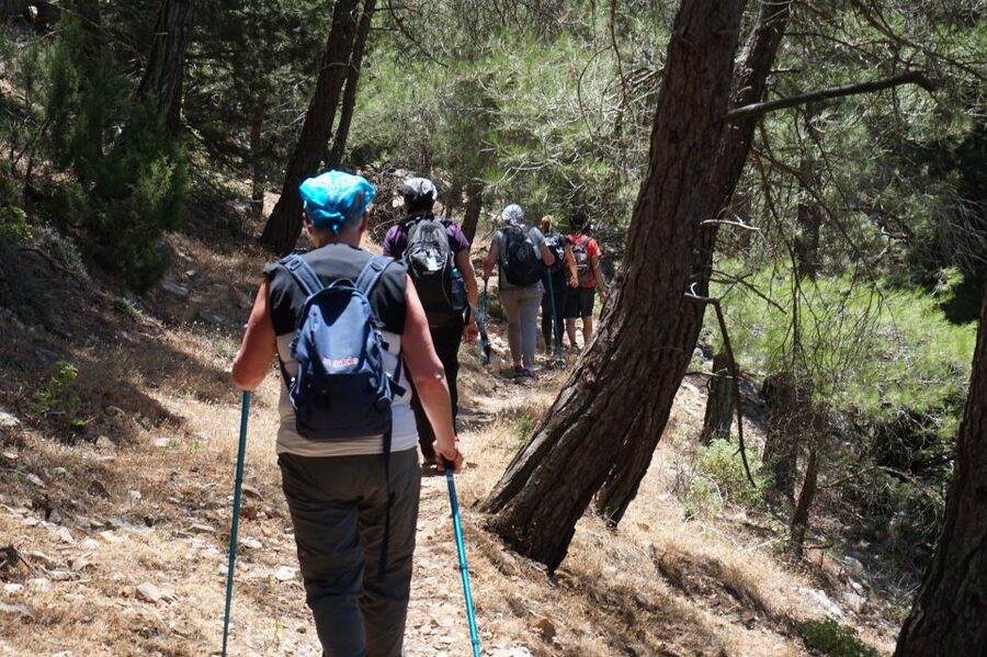 Rhodes: Hiking Tour to the Summit of Akramitis with Photos - Starting beside Taverna Christos Corner