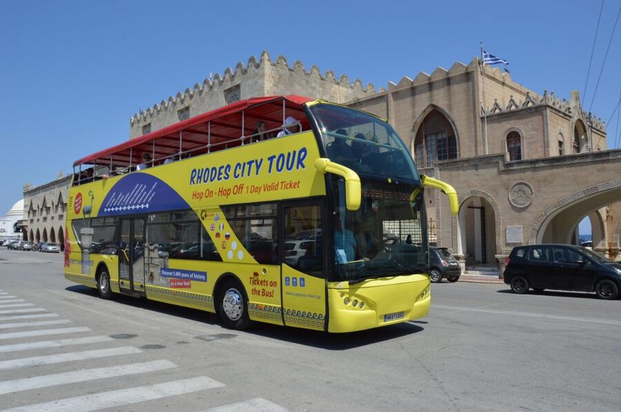 Rhodes: Hop-on Hop-off Bus and Submarine Tour - Planning the day around an hourly bus