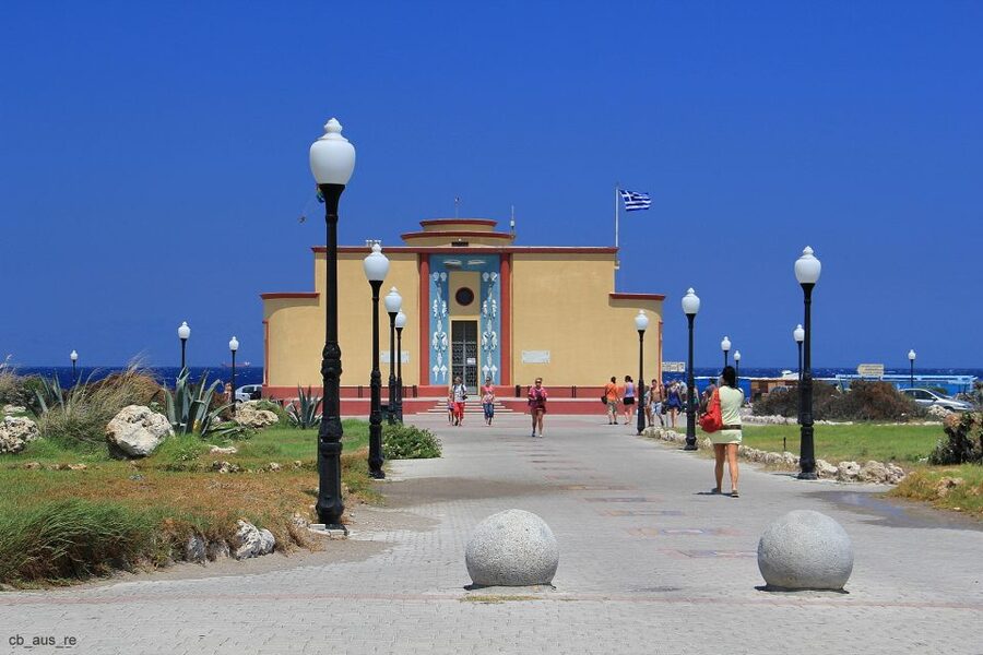 Rhodes: Hop-On Hop-Off City Tour Bus - Mandraki Harbor and the city waterfront