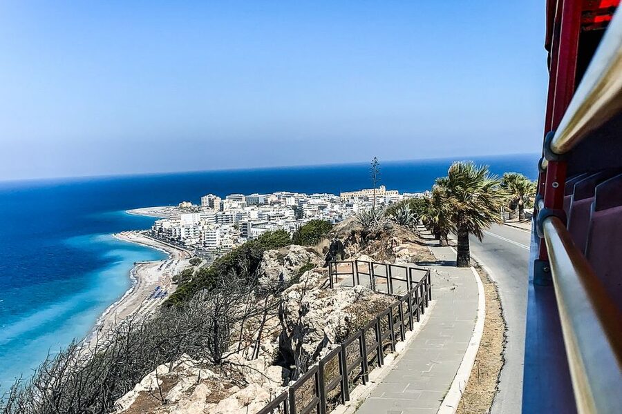 Rhodes: Hop-On Hop-Off Sightseeing Bus Tour - The harbors and the vanished Colossus