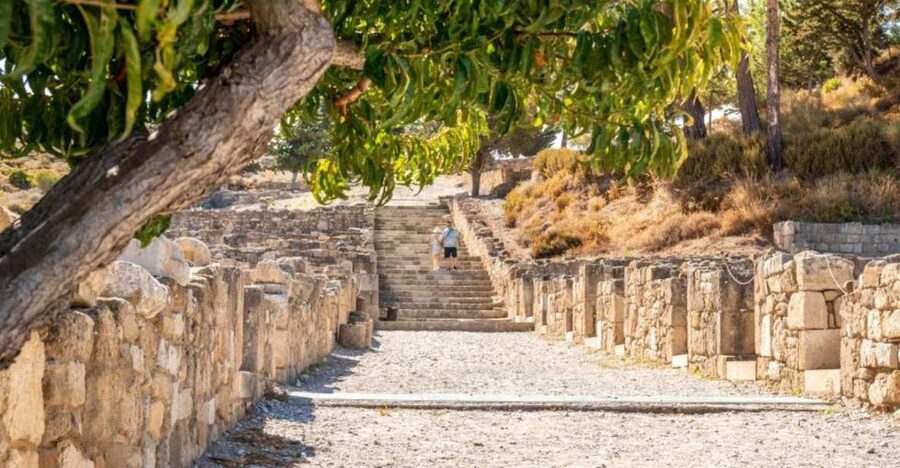Rhodes: Kamiros, Embona, Mt. Profitis Ilias & Kallithea Tour - Pickup across Rhodes and the small-bus trade-off