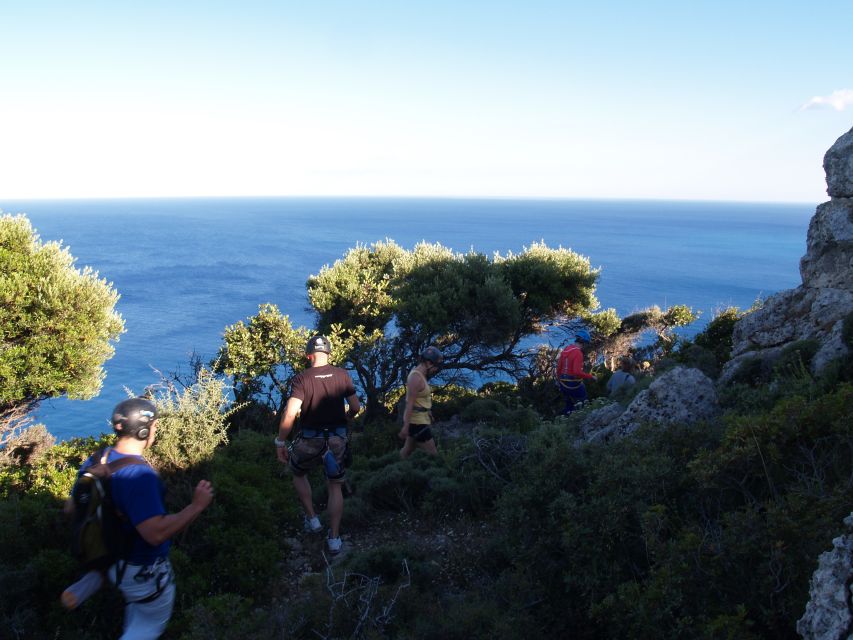 Rhodes: Ladiko Bay Rock Climbing and Rappelling Experience - Starting at Cathrin Hotel near Ladiko Bay