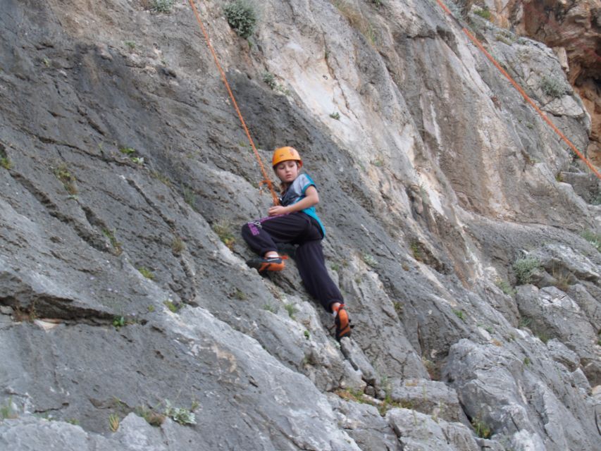 Rhodes: Ladiko Bay Rock Climbing and Rappelling Experience - Finishing at Ladiko Bay or Anthony Quinn Bay