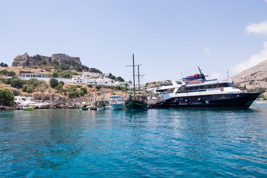 Rhodes: Lindos Cruise with 2 Swim Stops - Three hours in Lindos: choose your priorities