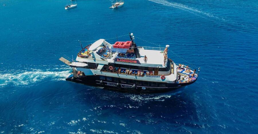 Rhodes: Lindos Cruise with 2 Swim Stops - Finding the boat at Mandraki port
