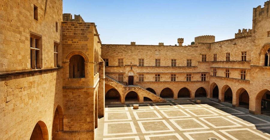 Rhodes: Palace of the Grand Master E-Ticket & Audio Tour - The monumental entrance and first impressions
