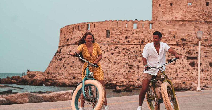 Rhodes: Retro eBike Highlights Tour w/ Personal Photographer - Starting at Route Concept Store