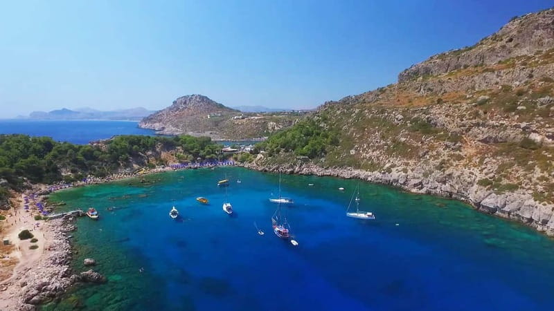 Rhodes: RIB Cruise with Drinks and 4 Swim Stops - Meeting the captain near Stama restaurant