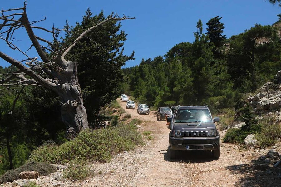 Rhodes: Self-Drive 4x4 Safari Tour with North Pickup - Morning pickup and getting behind the wheel
