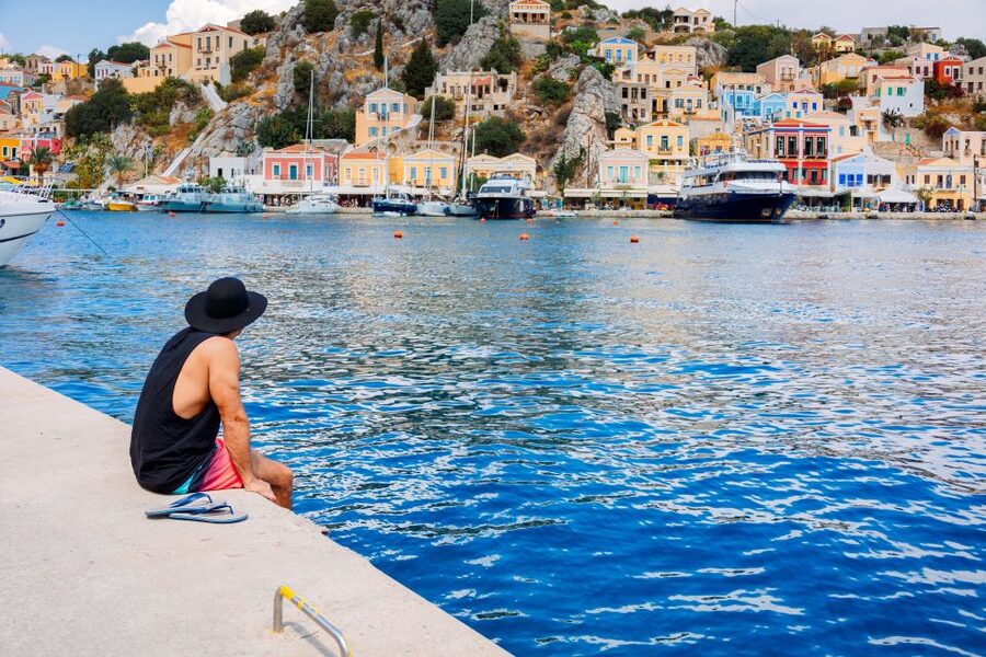Rhodes: Speedboat trip to Symi Town and Panormitis Monastery - Two and a half hours in Symi Town
