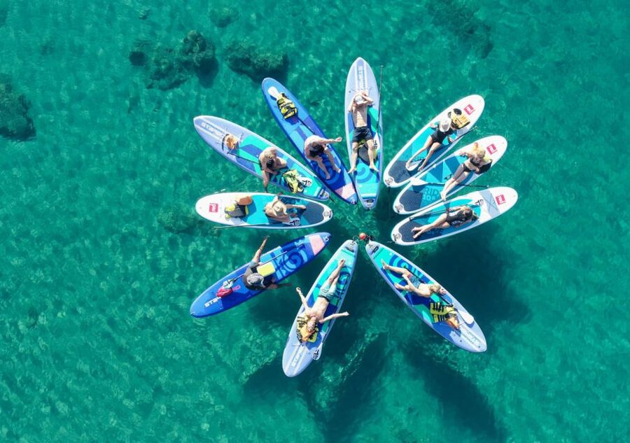 Rhodes: Stand-Up Paddleboard and Snorkeling Tour - Starting at Stegna with a clear lesson