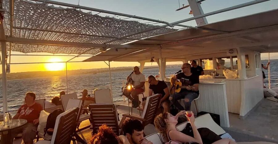Rhodes: Sunset Cruise with Live Music, Wine & Greek Buffet - Finding the right sunset viewpoint