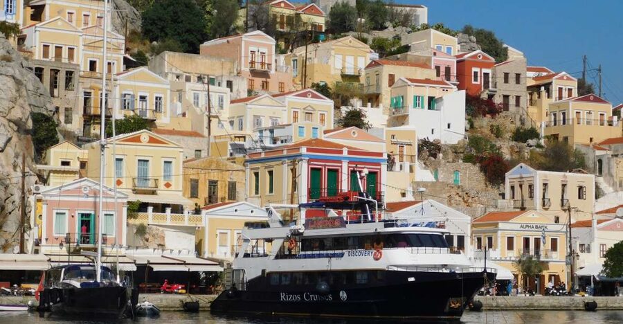 Rhodes Town: Boat Trip to Symi Island and St Marina Bay - Setting Sail From Rhodes Harbour