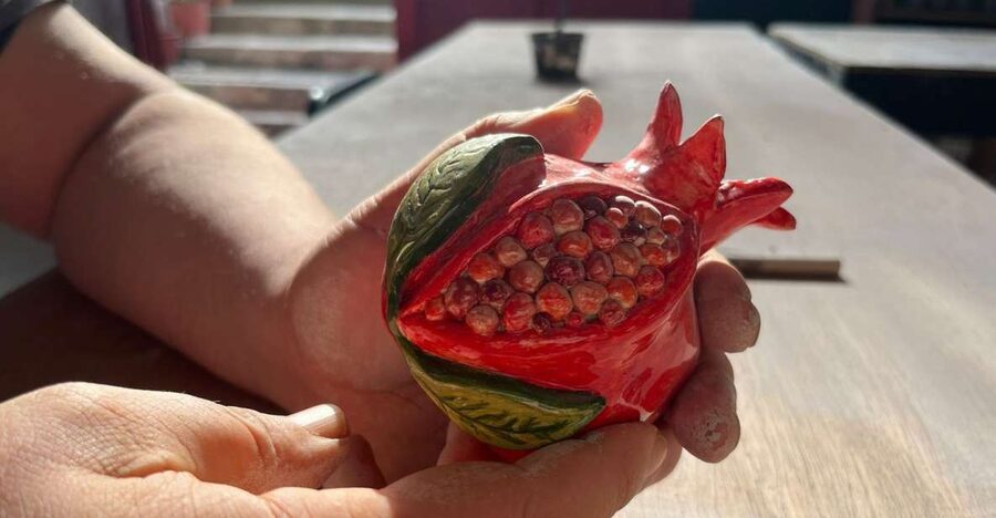 Rhodes Town: Pomegranate Pottery Masterclass - Shaping your first pomegranate from clay