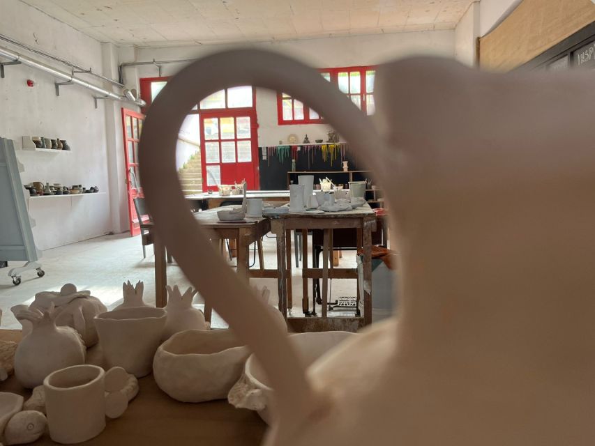 Rhodes Town: Pomegranate Pottery Masterclass - Painting, glaze, and choosing your finished souvenir