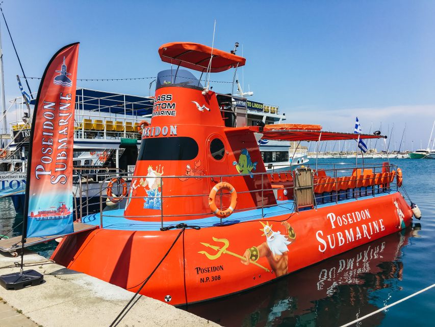 Rhodes Town: Submarine Cruise with Underwater Views - Key points to know before boarding