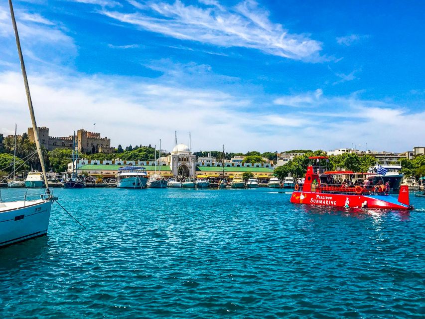 Rhodes Town: Submarine Cruise with Underwater Views - Elli Beach, the Tourist Harbor, and the Old Town walls