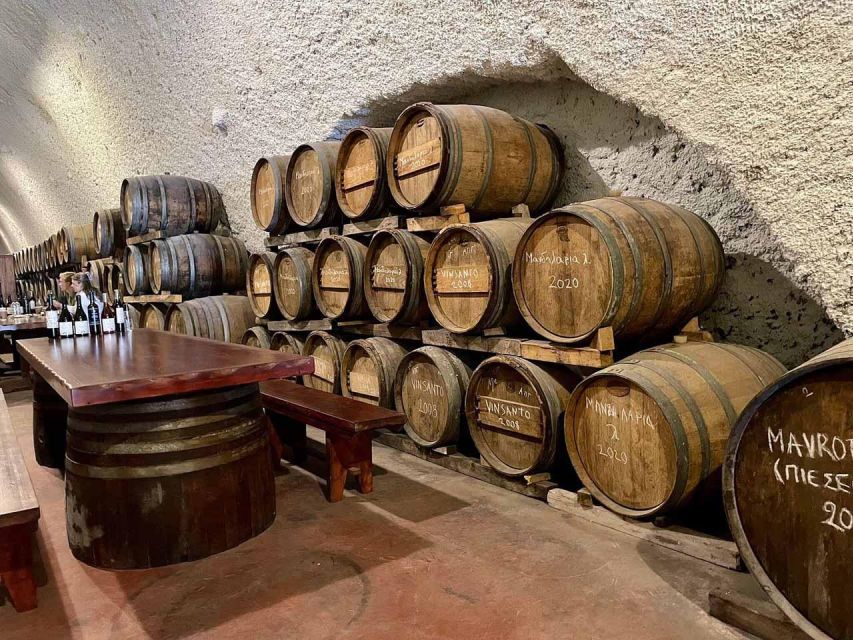 Santorini: 5-Hour Private Wine Tour - ANHYDROUS Cellar Door: a less consistent final stop