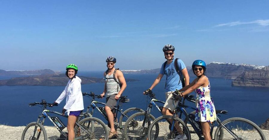 Santorini: Around the Island by Electric Bike - Emporio Castelli and the old lanes
