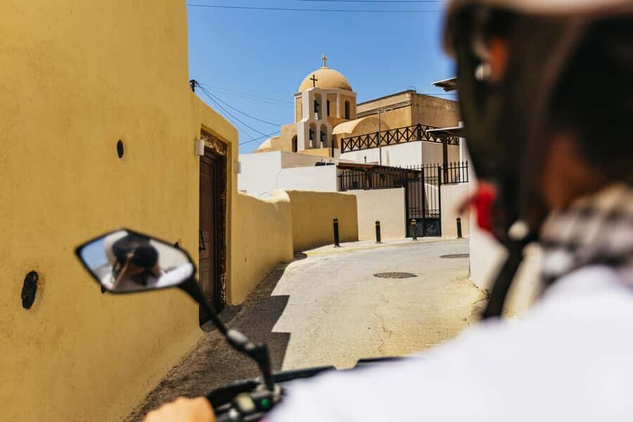 Santorini: ATV Quad Bike Tour with Lunch - Emporio’s windmills and the inland villages