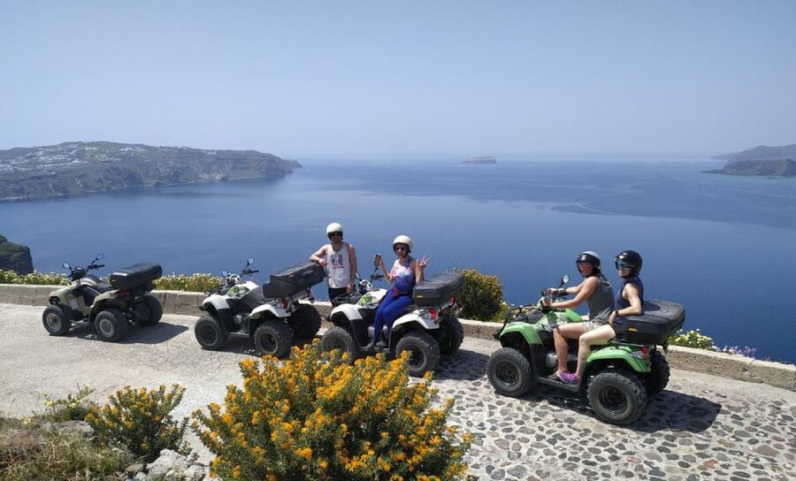 Santorini: ATV-Quad Experience - Caldera views from the southern side