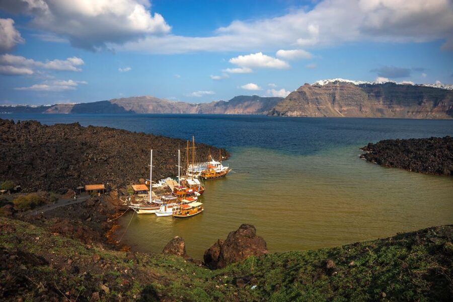 Santorini Caldera: Sunset Cruise with Dinner - What the $76 price really covers