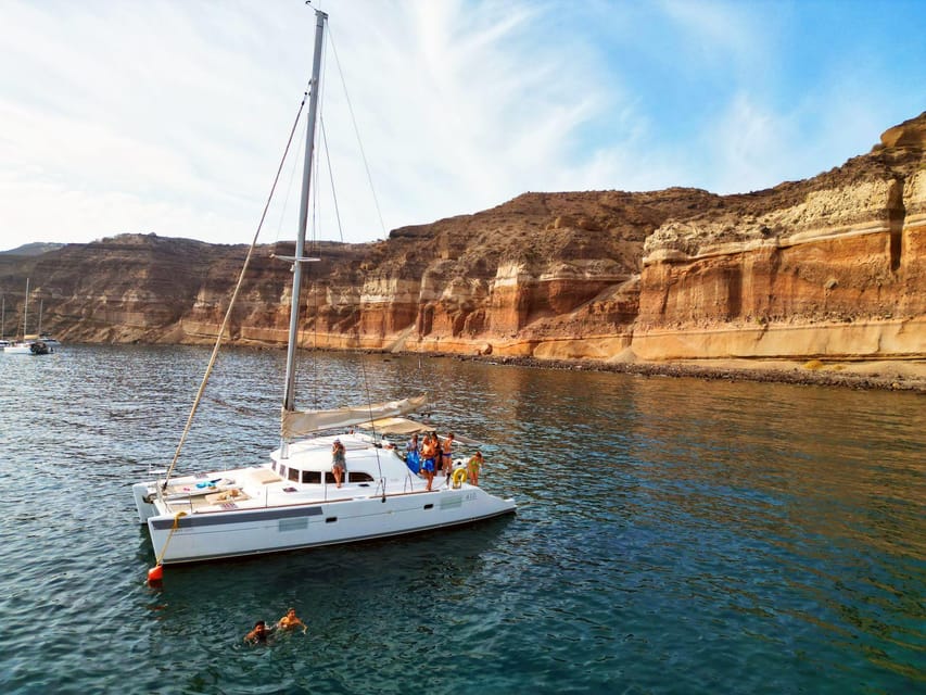 Santorini: Catamaran Cruise with Greek BBQ and Drinks - Why this cruise makes sense in Santorini